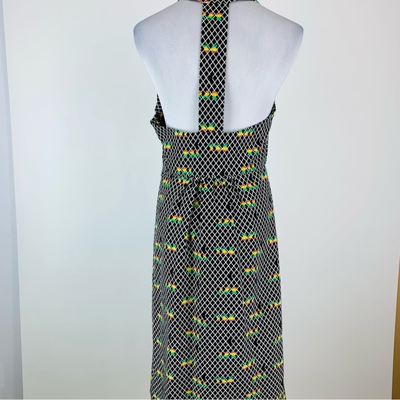 Anthropologie A Rose Has No Teeth Windowpane Floral Dress Small - Picture 11 of 15